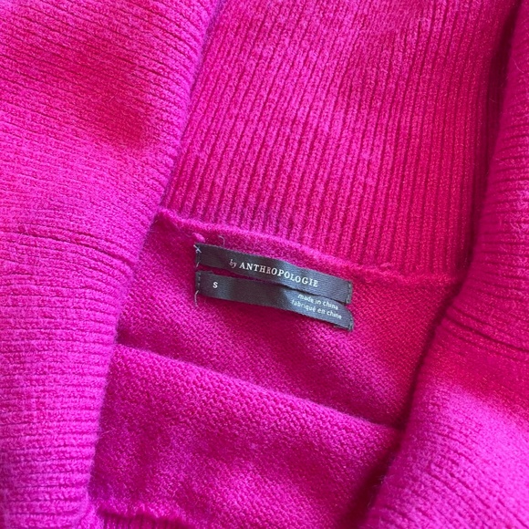Bright pink Anthropologie Sweater (S) - Picture 4 of 5
